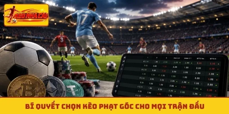Bí quyết chọn kèo phạt góc cho mọi trận đấu